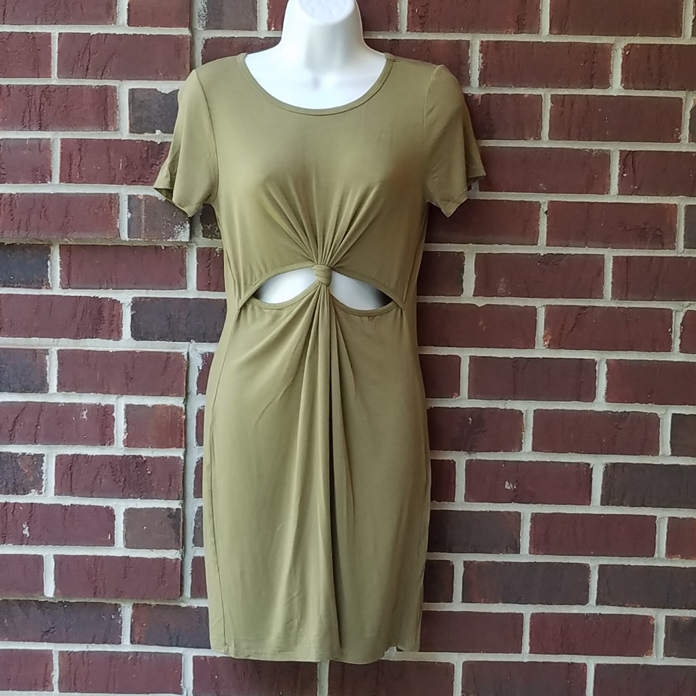 Cherish womens cut-out dress